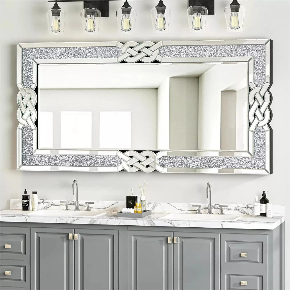 Crushed Diamond Wall Mirror