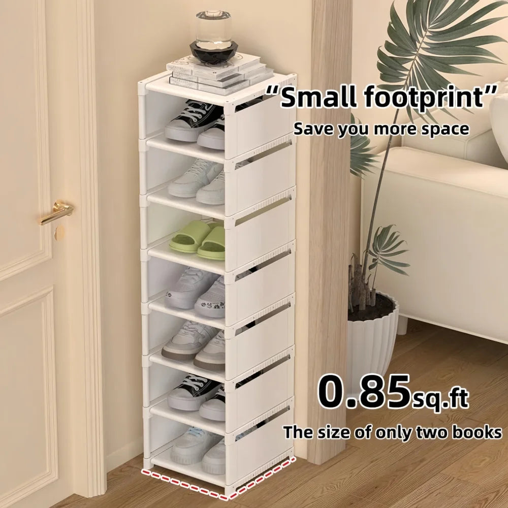 1 Piece Dustproof Single-Row Multi-Layer Shoe Organizer