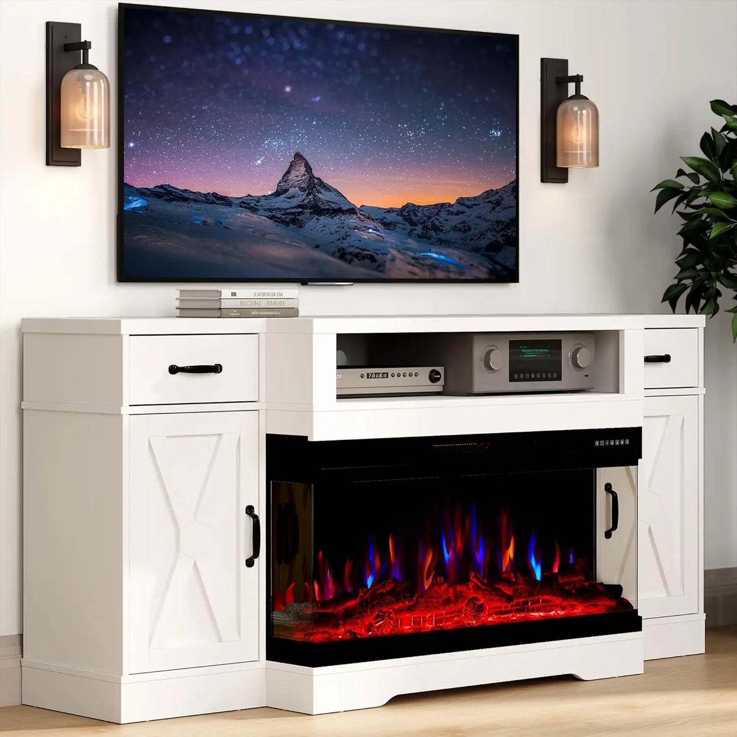 Fireplace TV Stand