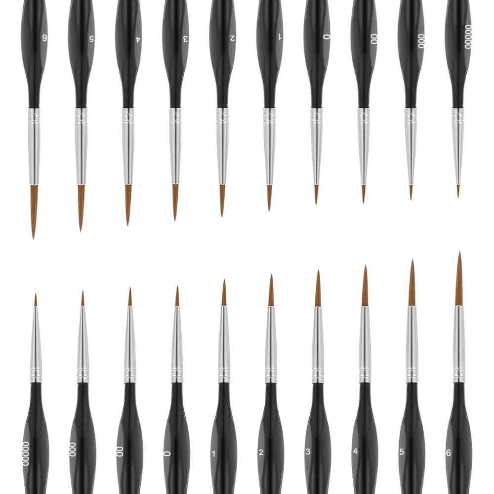 10/11/20/22Pcs Fine Detail Paint Brush