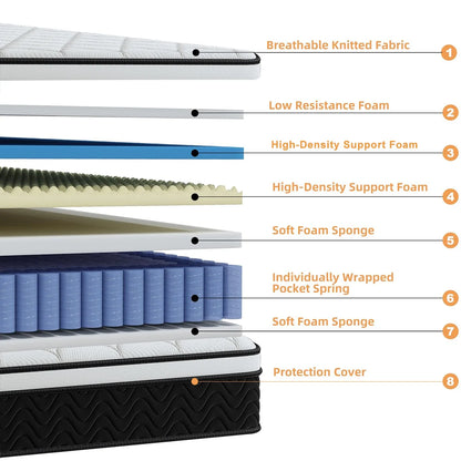 12'14' Memory Foam Mattress