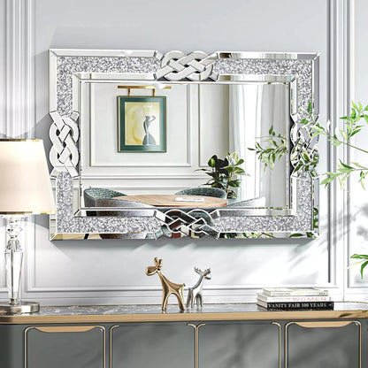 Crushed Diamond Wall Mirror