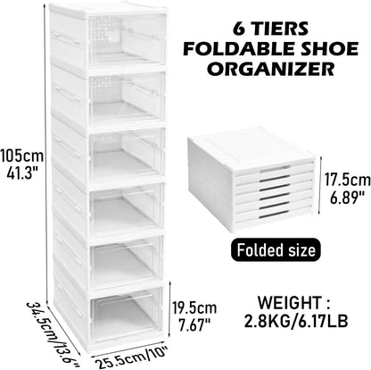 Assembly-free Foldable  Shoe Box
