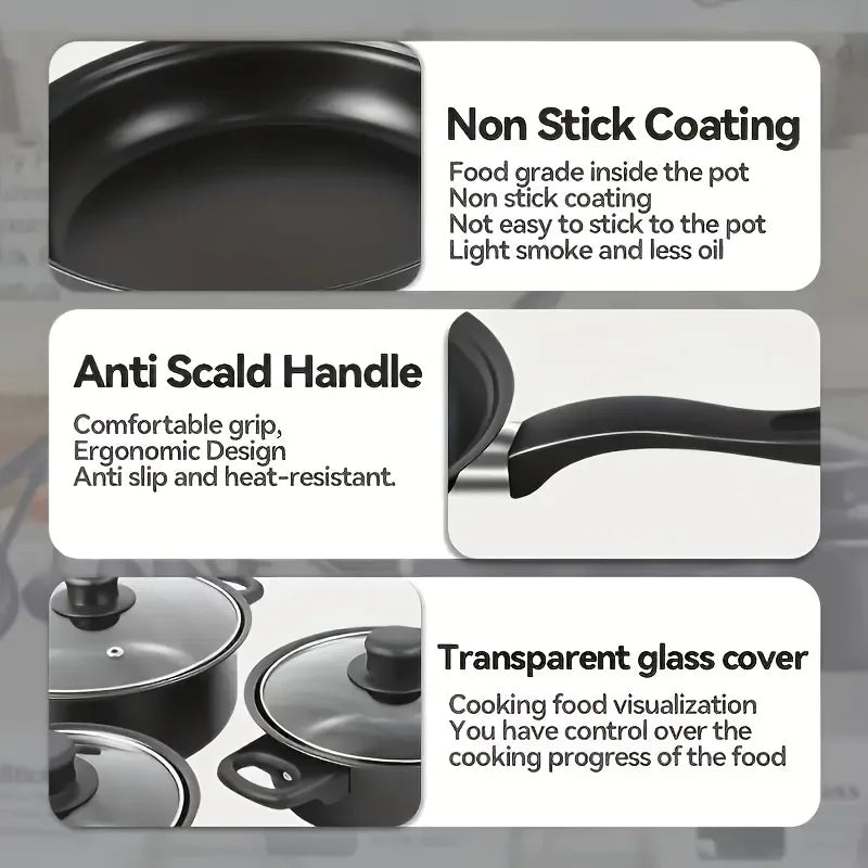 13-Piece Nonstick Cookware Set