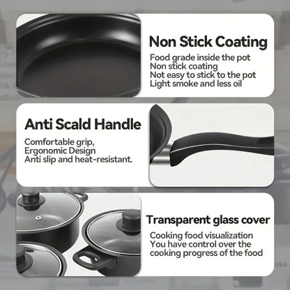 13-Piece Nonstick Cookware Set