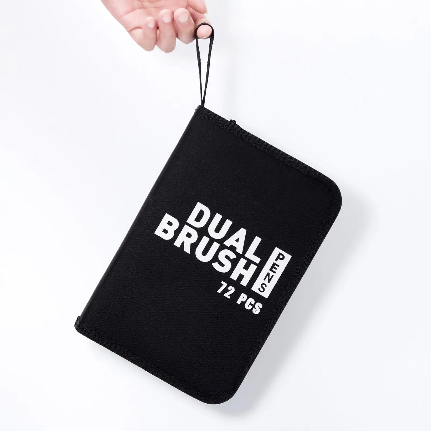 72 Colors Premium Dual Tip Art Markers Set with Foldable Case - Extra Fine & Brush Tips for Adult Artists Drawing, Painting