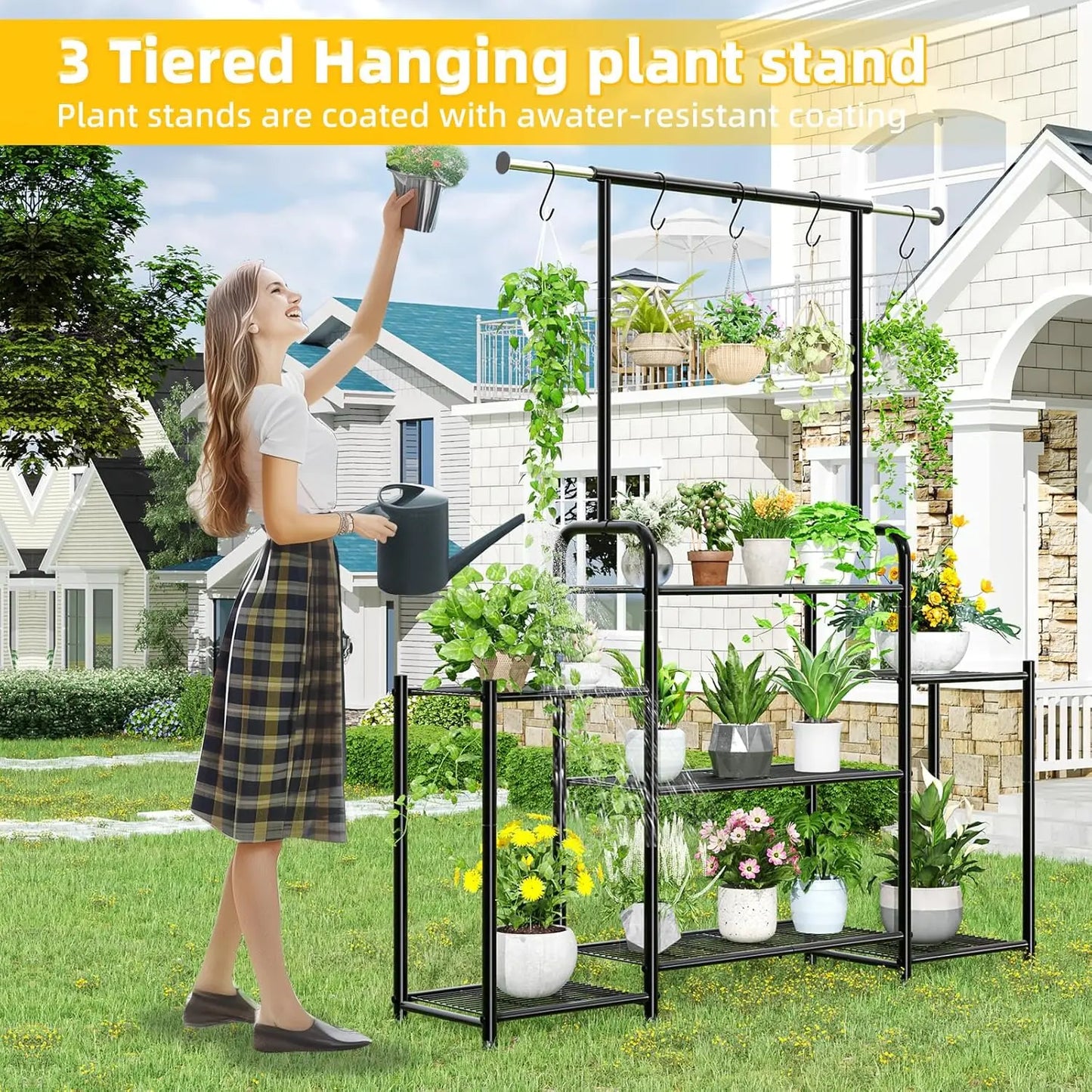 3-Tier Metal Plant Stand
