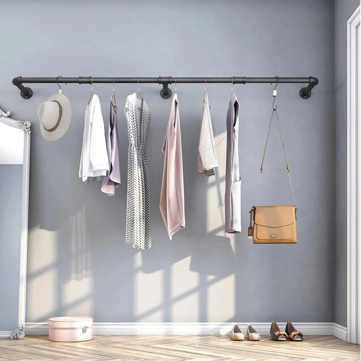 180cm Bedroom Garment  Rail