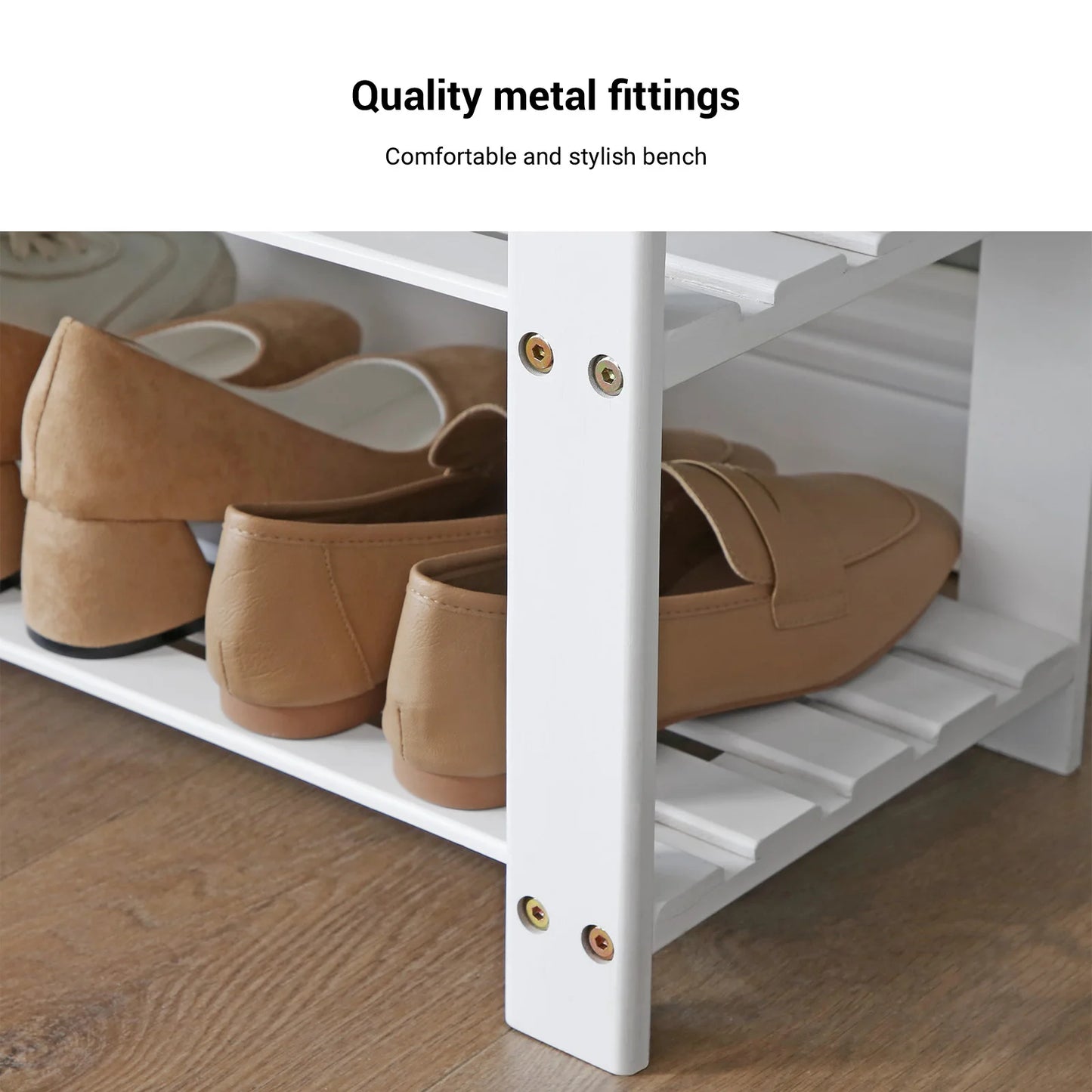 3-Tier Bamboo Stable Shoe Organizer