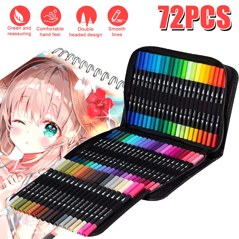 72pcs Color Double Ended