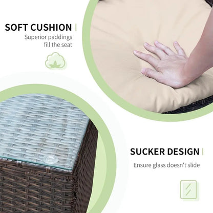 3-Piece Outdoor Patio Furniture