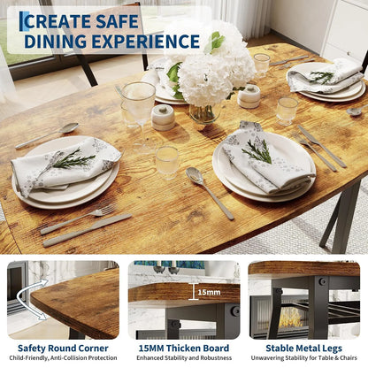 5 Piece Dining Table Set For 4
