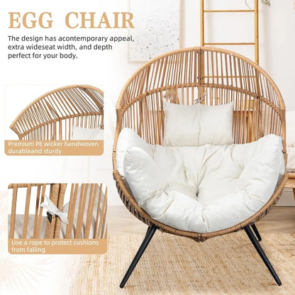 Outdoor Wicker Egg Chair