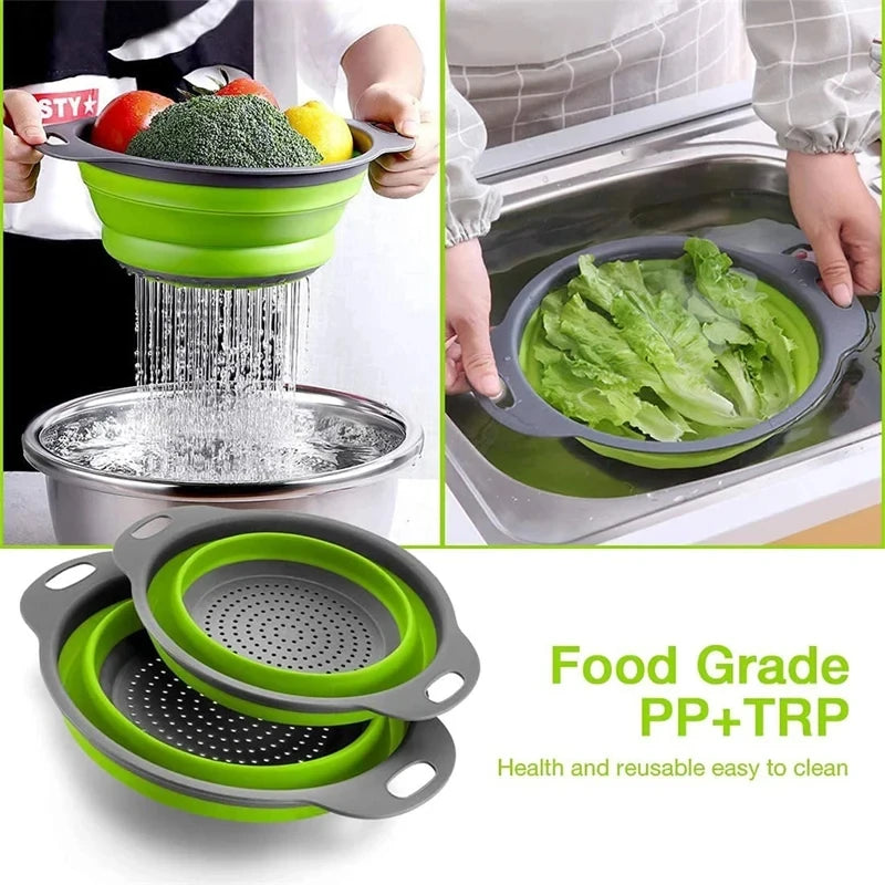 Folding Silicone Drain Basket