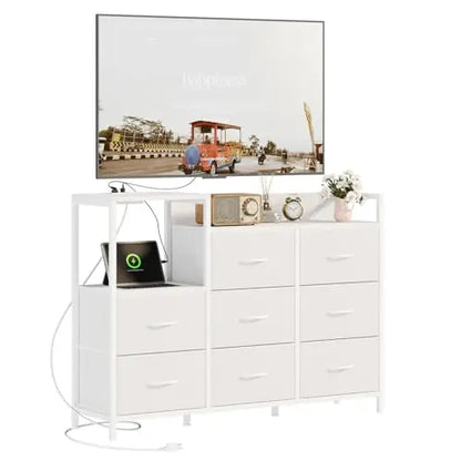 Cabinet With 8 Fabric Drawers