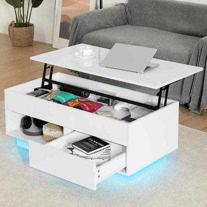 LED Lift Coffee Table