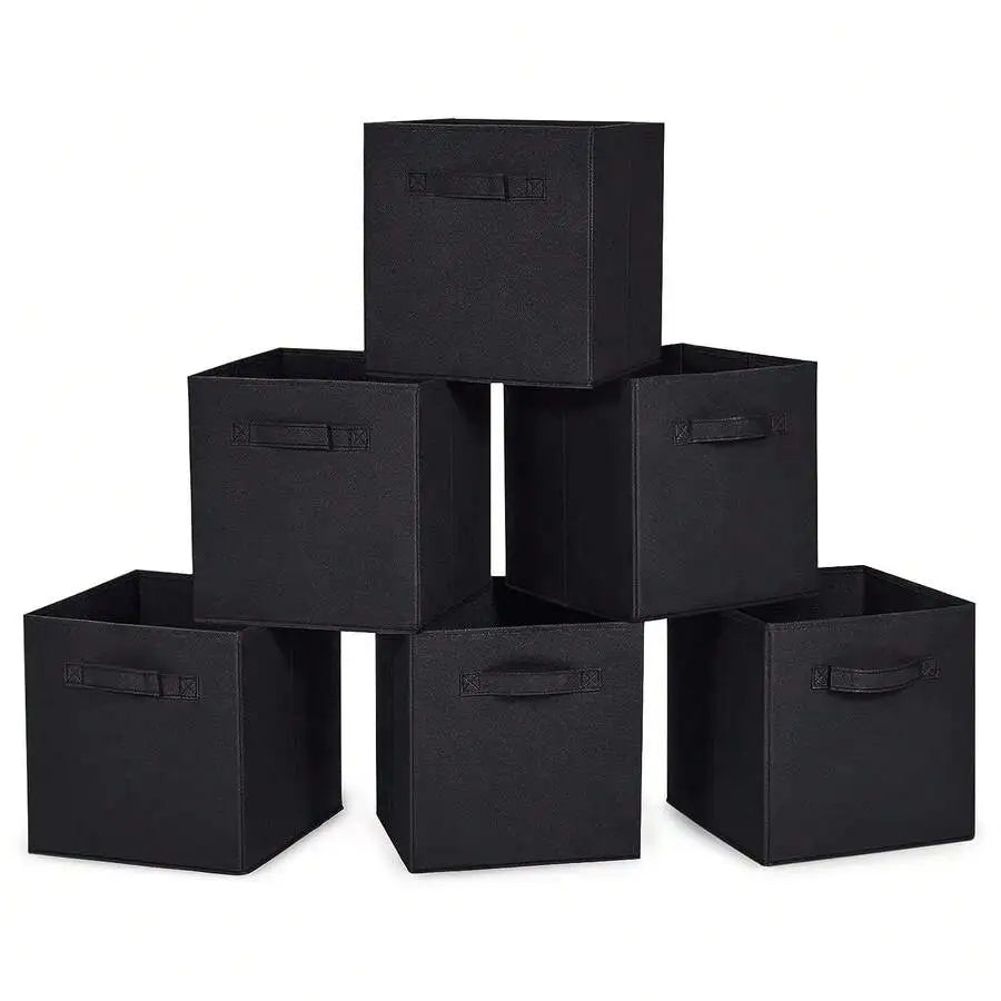 3/6-Pack 11" Collapsible Fabric Cube
