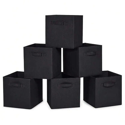 3/6-Pack 11" Collapsible Fabric Cube