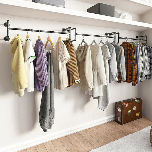Industrial Pipe Clothing Rack