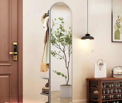 Solid Wood Floor Mirror