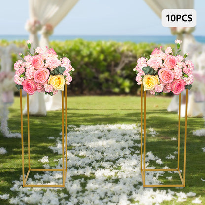 10Pcs Wedding Flower Stand Set
