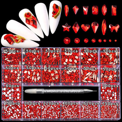 21 grid nail art jewelry