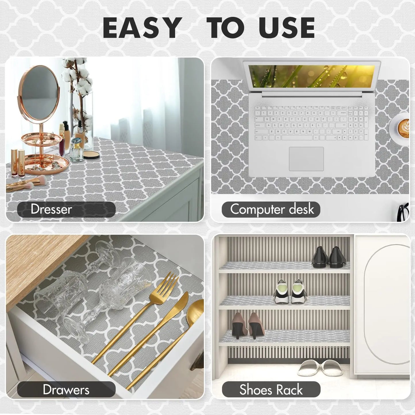 1pc Drawer and Shelf Liner for Kitchen Cabinet