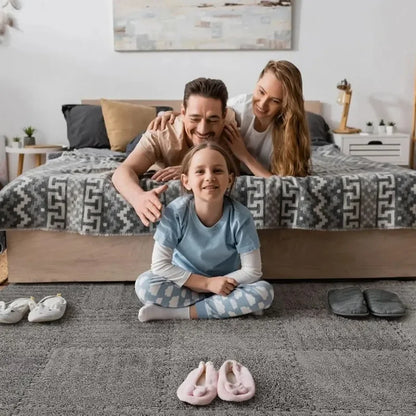 12/24/36/48PCS Grey Interlocking Carpet