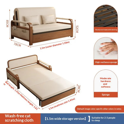 Light Luxury Foldable Sofa Bed