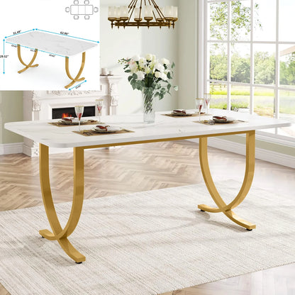 78.7 Inches Long Dining Table for 6-8 Person