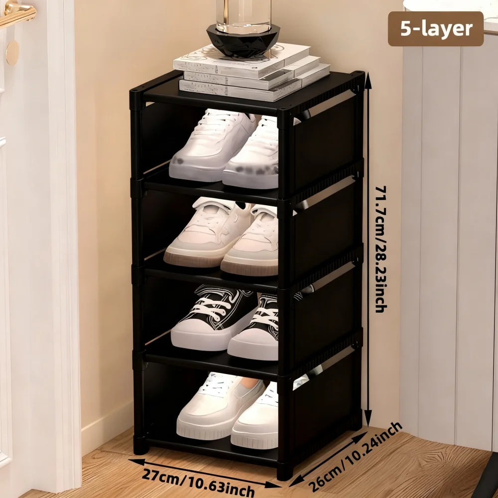 1 Piece Dustproof Single-Row Multi-Layer Shoe Organizer