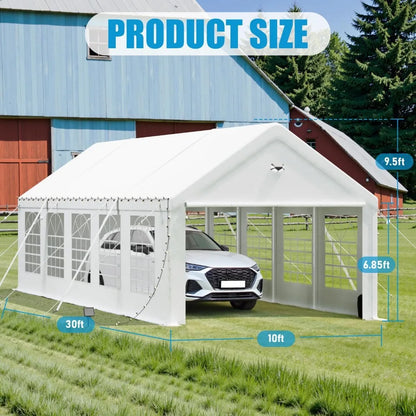 10x30 Heavy Duty Carport