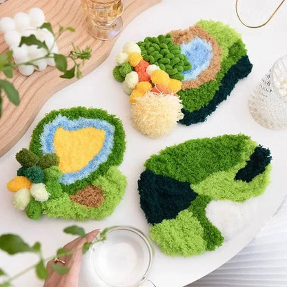 Latch Hook Coaster Kits for Adults Beginners