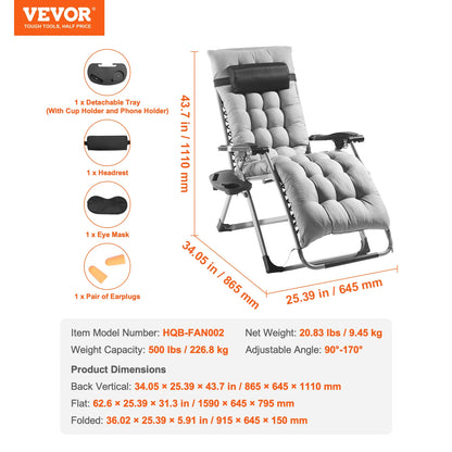 Zero Gravity Chair and Recliner