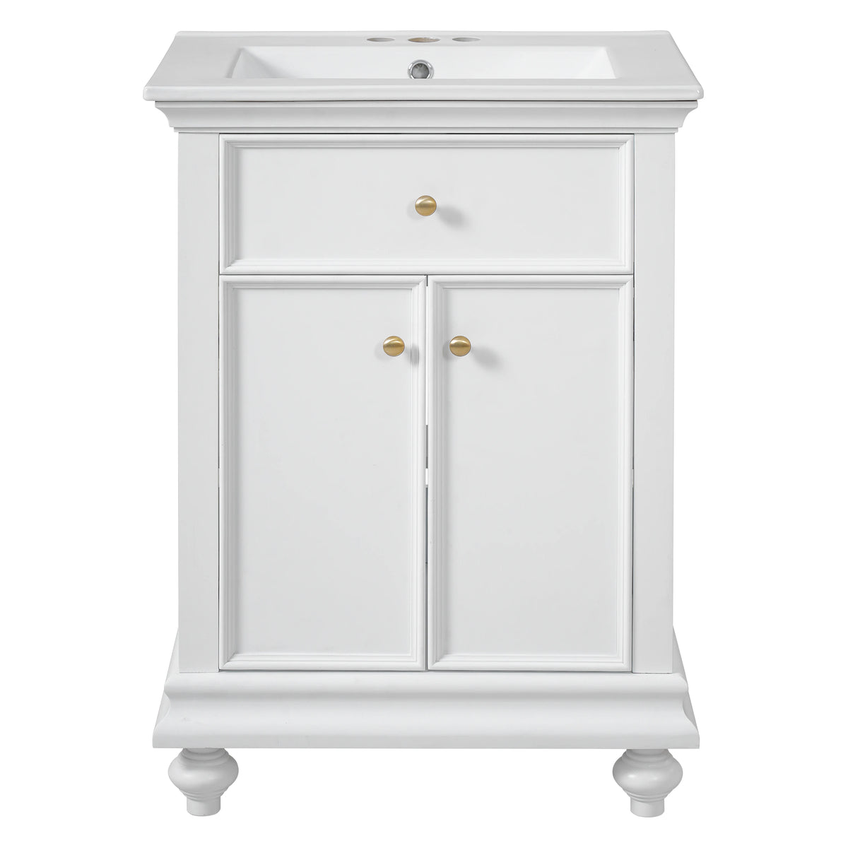 24" French Country Bathroom Vanity