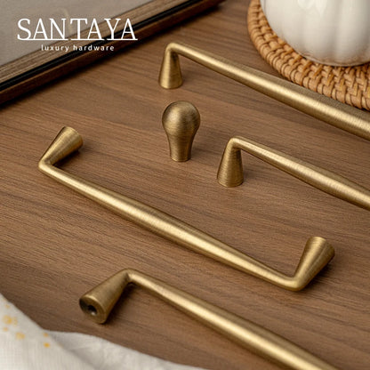 Solid Antique Brass Handle