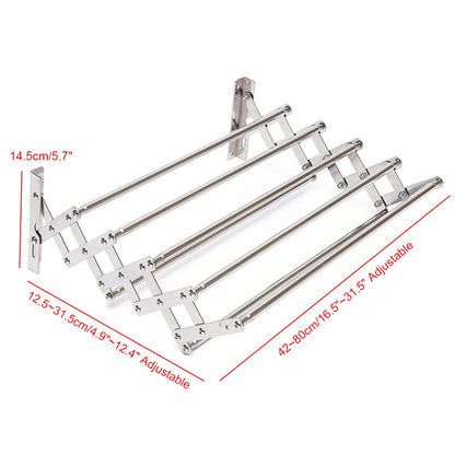 Wall Mounted Laundry Drying Rack