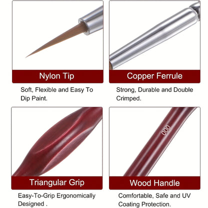 10/11/20/22Pcs Fine Detail Paint Brush