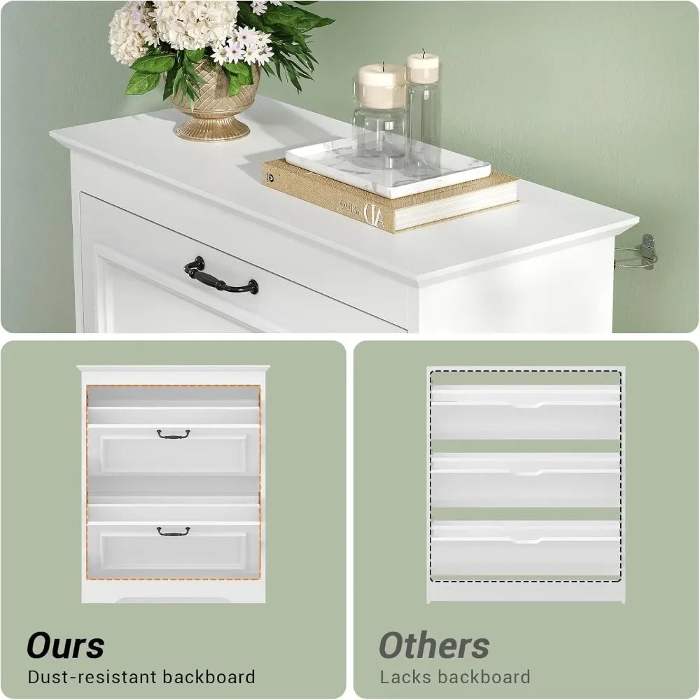 2-Piece Shoe Cabinet Set