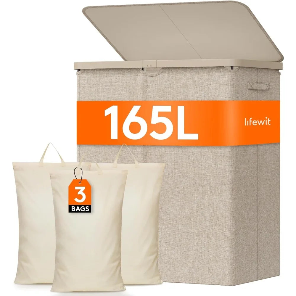 Laundry Basket with Lid