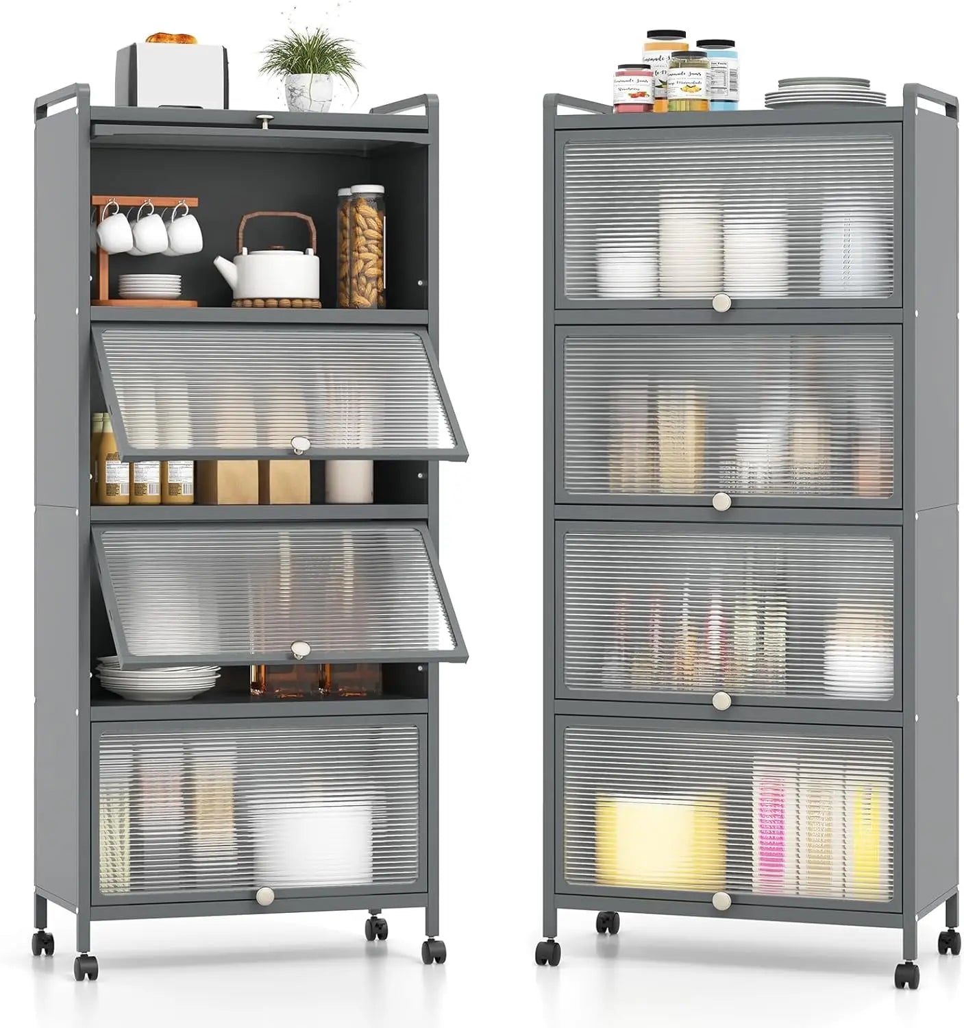 5-Tier Kitchen Storage Cabinet