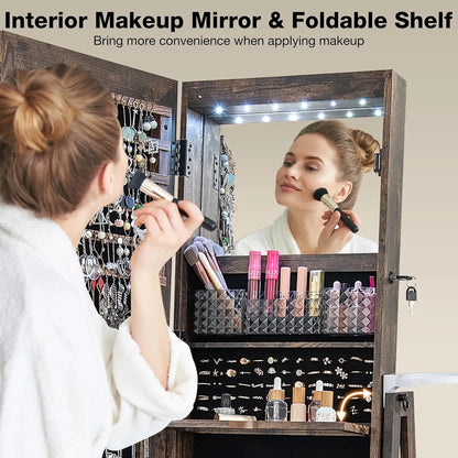 360° Swivel Jewelry Cabinet