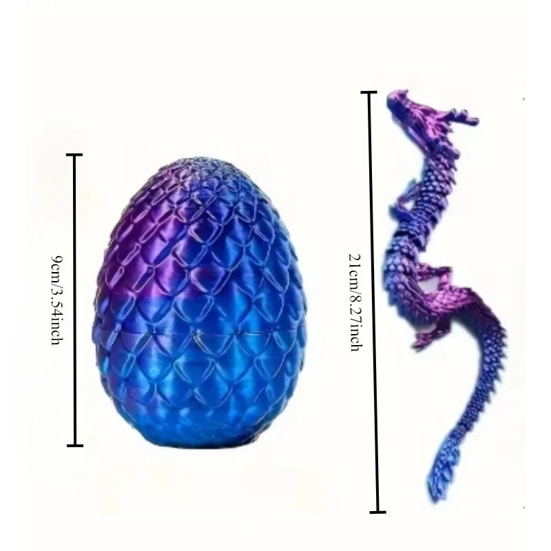 3D Printed Dragon Egg with Dragon