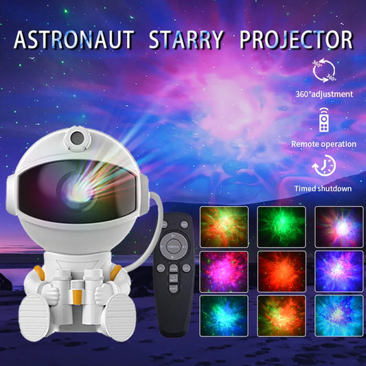 Astronaut Projector Galaxy Starry Lights