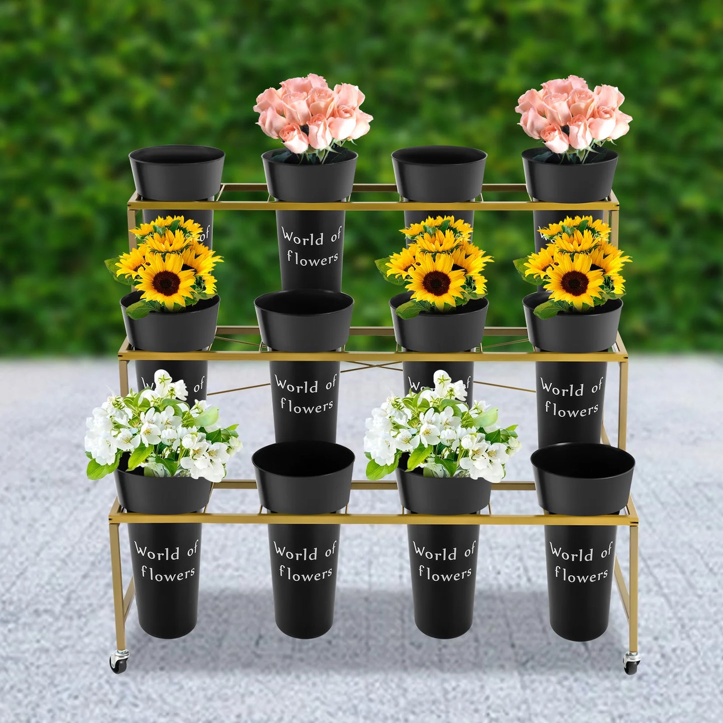 3 Layers Flower Display Stand