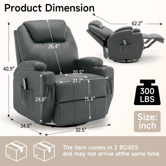 Recliner Chair with Massage