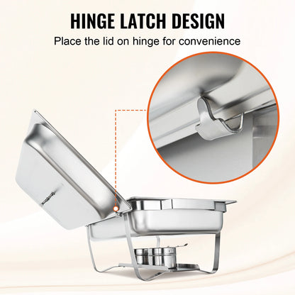 8QT Rectangle Chafing Dish