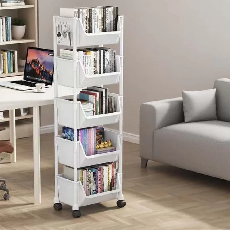 Multi layer wheeled storage car