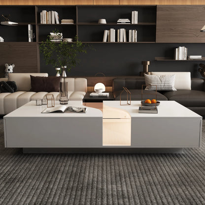 FUFU&GAGA 55.1'' Wide Coffee Table