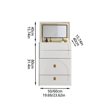 3-in-1 Dresser with Flip-Up Mirror and Light